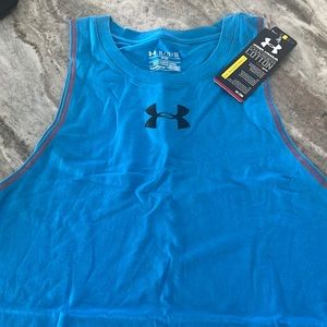 Under Armour Charged Cotton Tank Top Muscle Shirt Sleeveless